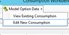 Edit New Consumption