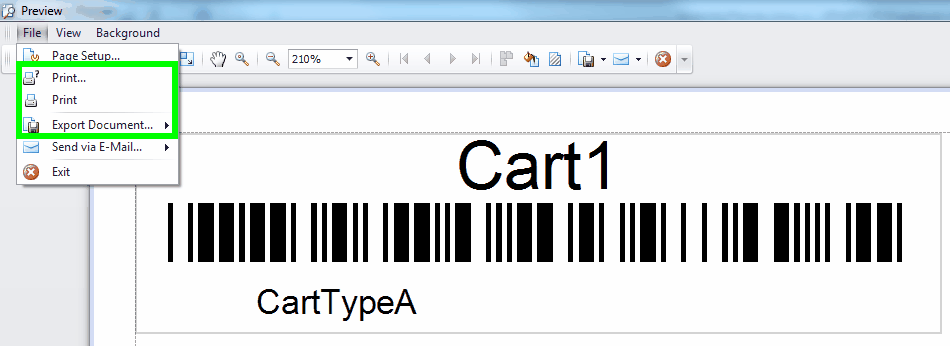 Print Barcodes