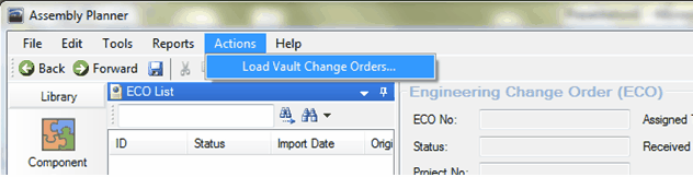 Load ECOs from Vault